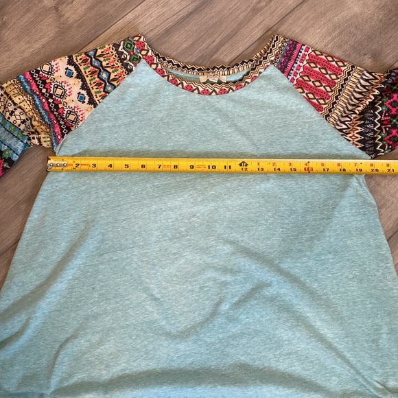 Umgee 3/4 Sleeve Tunic Top - Picture 7 of 8